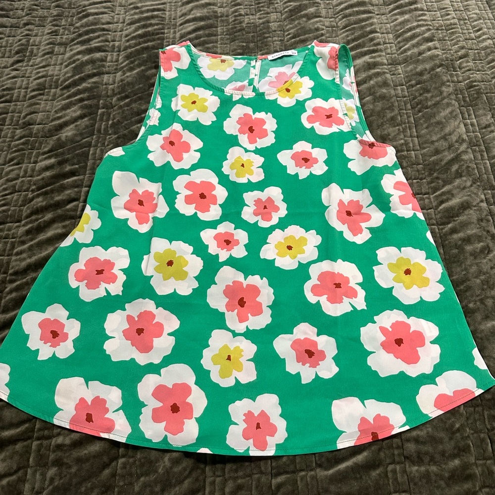 Staccato Floral Blouse - Green, Pink, Yellow